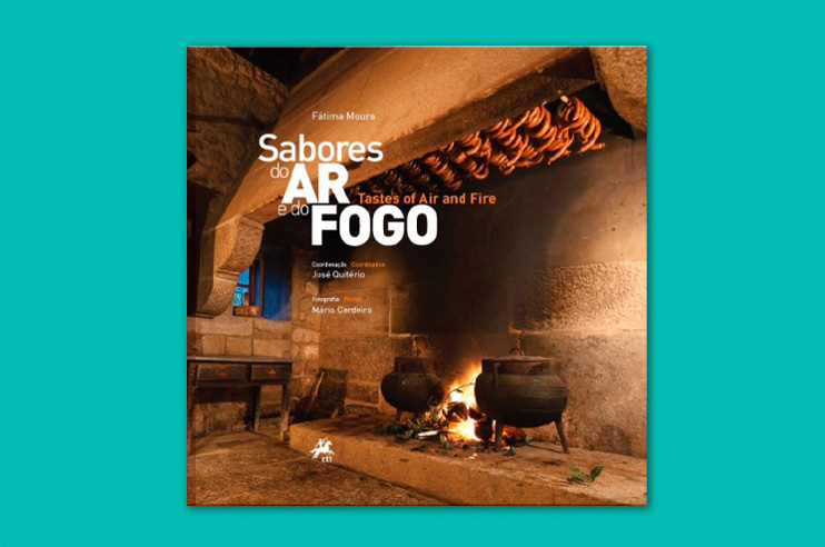 Capa do livro Sabores do Ar e do Fogo.